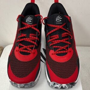 Under Armour Red and Black Curry 3Z 24 Basketball Shoes
